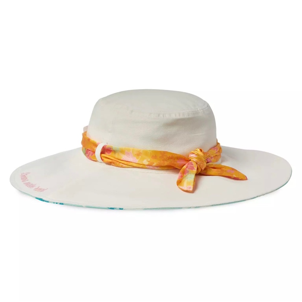 Disney White and Orange Floral Hat - Picture 2 of 5